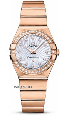 Omega Constellation Quartz 27 mm Brushed Red Gold