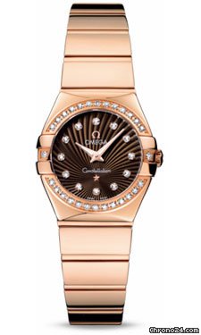 Omega Constellation Quartz 24 mm Polished Red Gold