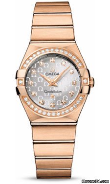 Omega Constellation Quartz 27 mm Brushed Red Gold