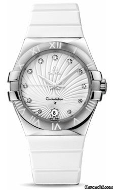 Omega Constellation Quartz 35 mm Brushed Stainless Steel