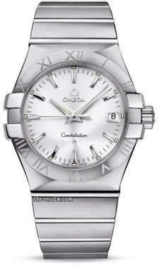 Omega Constellation Quartz 35 mm Brushed Stainless Steel