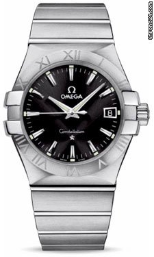 Omega Constellation Quartz 35 mm Brushed Stainless Steel