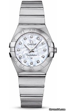 Omega Constellation Quartz 27 mm Brushed Stainless Steel