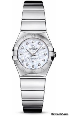 Omega Constellation Quartz 24 mm Polished Stainless Steel