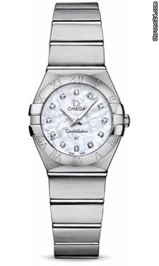 Omega Constellation Quartz 24 mm Brushed Stainless Steel