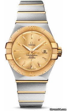 Omega Constellation Chronometer 31 mm Brushed Steel and Yellow Gold