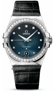 Omega Constellation Quartz 35 mm Brushed Stainless Steel