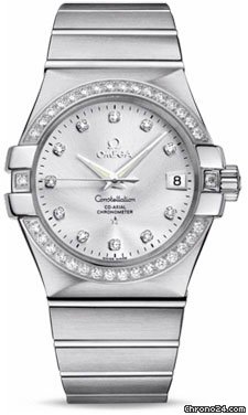 Omega Constellation Chronometer 35 mm Brushed Stainless Steel