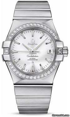 Omega Constellation Chronometer 35 mm Brushed Stainless Steel