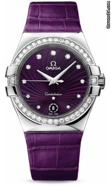 Omega Constellation Quartz 35 mm Brushed Stainless Steel
