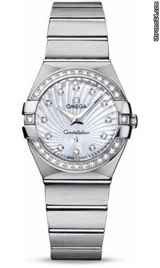 Omega Constellation Quartz 27 mm Brushed Stainless Steel