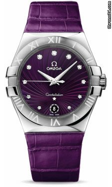 Omega Constellation Quartz 35 mm Brushed Stainless Steel