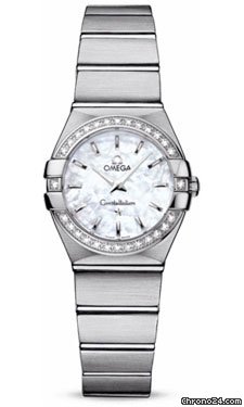 Omega Constellation Quartz 24 mm Brushed Stainless Steel