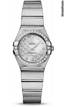 Omega Constellation Quartz 24 mm Brushed Stainless Steel