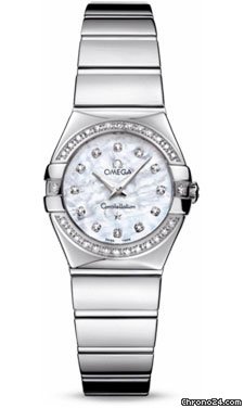 Omega Constellation Quartz 24 mm Polished Stainless Steel