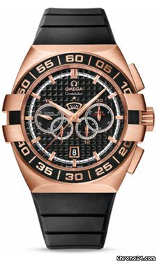 Omega Constellation Double Eagle Chrono Red Gold
