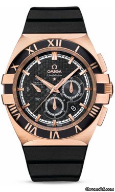 Omega Constellation Double Eagle Chrono Red Gold