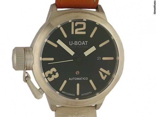 U-Boat Italo Fontana Classico Nero Silber 45mm