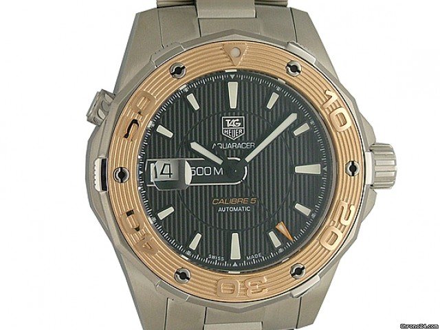 TAG Heuer Aquaracer 500m Caliber 5 Stahl/Rosegold 43mm