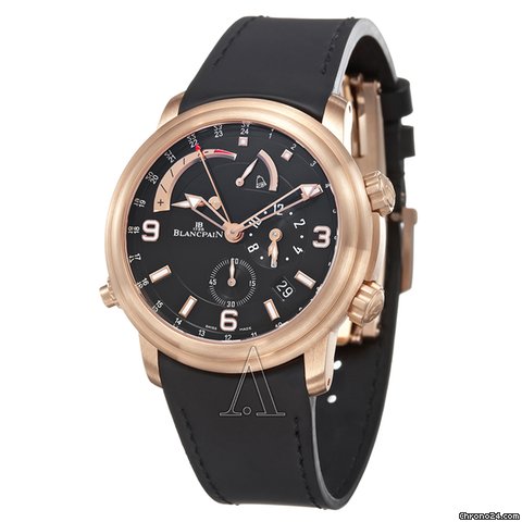 Blancpain Men's Leman GMT Alarm Watch