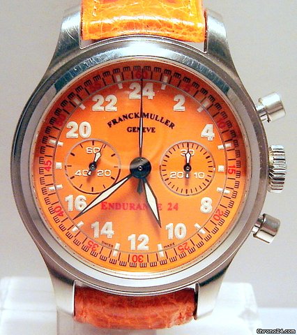 Franck Muller ENDURANCE 24 CRONO 96.01  ACCIAIO PELLE