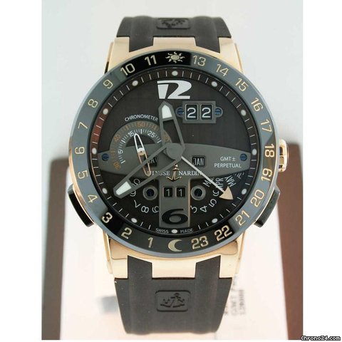Ulysse Nardin GMT Perpetual 322-00 Pre-owned