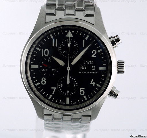 IWC Pilot Chronograph SS/SS