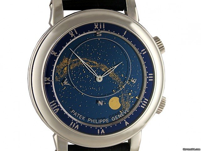 Patek Philippe Sky Moon Moscow 18kt Wei gold im Set inkl. Manschettenknepfe Ref. 5102G-011 limitiert 43mm wie neu