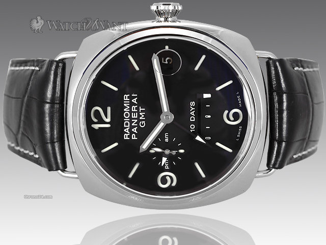 Panerai PAM 235 J - Radiomir Automatic 10 Days GMT - In-House Manufaturra Movement - 45mm 18k White Gold - Special Edition 250 Pieces - Brand New In Box