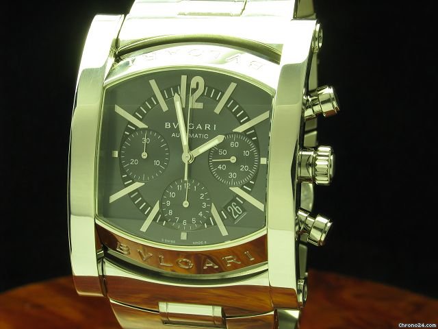 replica Bulgari Assioma Automatic Edelstahl Chronograph Herrenuhr Inkl. Box & Papiere WATCHES 1 