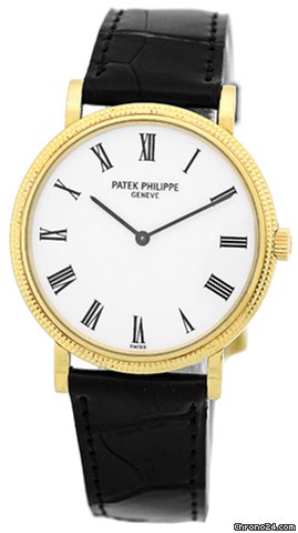 Patek Philippe Gent's 18K Yellow Gold  Calatrava # 5120-J Strapwatch