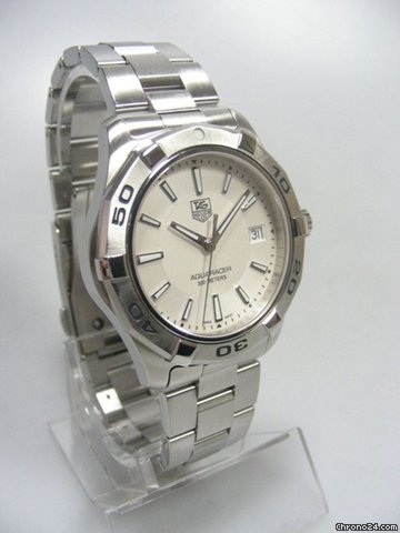 replica TAG Heuer Aquaracer plongee 300m complet acier cadran silver WATCHES 1 