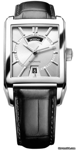 Maurice Lacroix Pontos Rectangulaire Day/Date