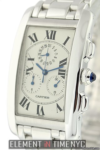 Cartier Tank Americaine Chronoflex W26033L1 B+P