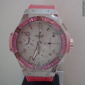 Hublot TUTTi FRUTTi STEEL PiNK BAGUETTE BEZEL 41 mm
