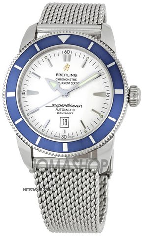 Breitling Superocean Heritage 46 Silver Dial Mens Watch A1732016-G642SS