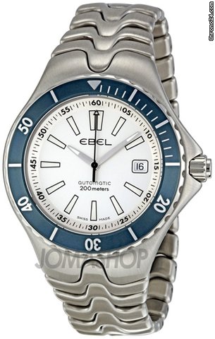 Ebel Sportwave Silver Dial Automatic Mens Watch 1215463