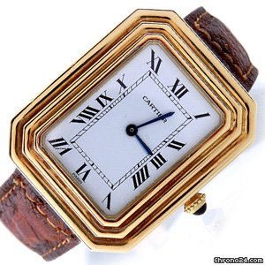 Cartier Square 18k Gelbgold Faltschliesse