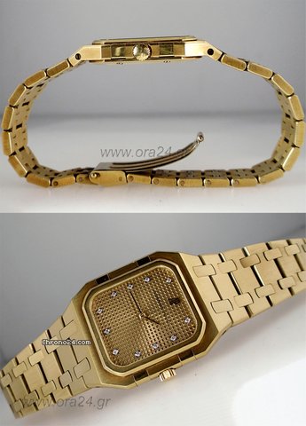 replica Audemars Piguet Classique 18k Gold 11 Diamonds Large Model WATCHES 1 