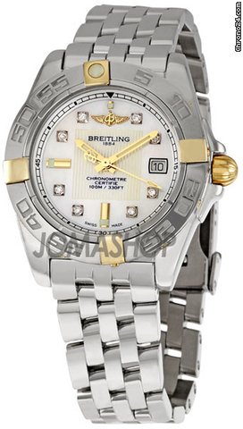 Breitling Galactic 32 Mother of Pearl Ladies Watch B71356L2-A710SS