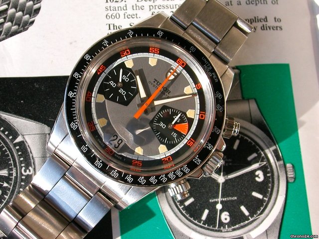 Tudor/Rolex Chronograph Ref.7031 "Home Plate" Porsche Chrono
