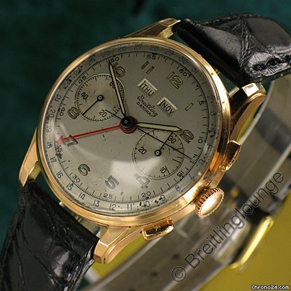replica Breitling Datora 784  18 Kt Gold  Dato-Compax WATCHES 1 