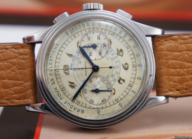 replica Movado 90M chrono Breguet dial stepped case rare vintage WATCHES 1 