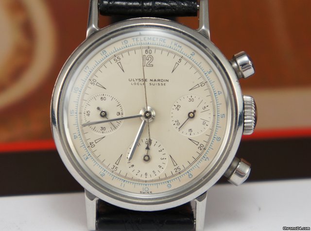 Ulysse Nardin chrono anti slide pushers rare vintage