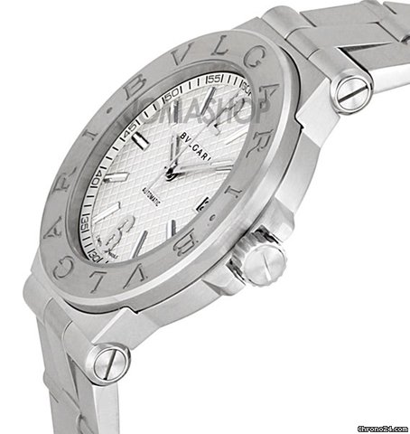 Bulgari Diagono Steel Mens Watch DG40C6SSD WATCHES 2