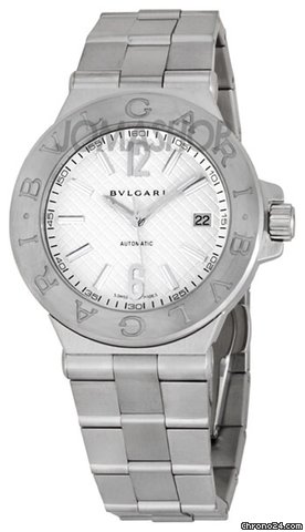 Bulgari Diagono Steel Mens Watch DG40C6SSD