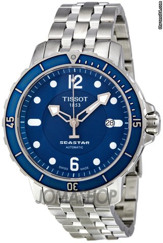 Tissot Seastar Blue Dial Mens Watch T0664071104700
