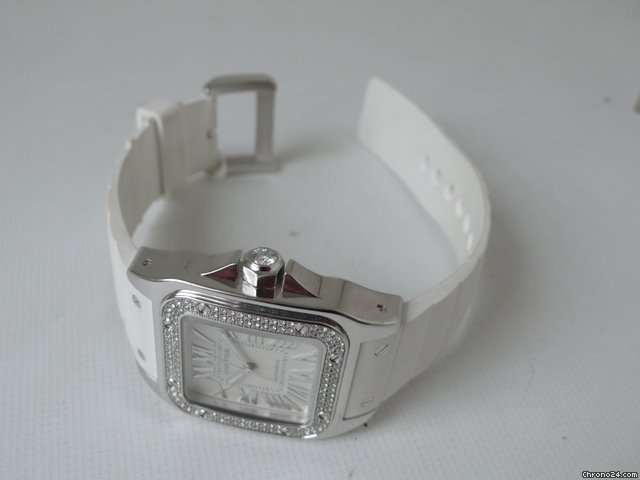 replica Cartier Santos 100 MM Rubber WATCHES 1 