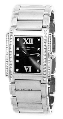 Patek Philippe Lady's 18K White Gold  Diamond Twenty-4