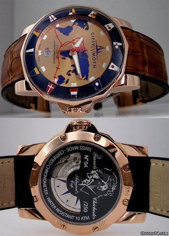 replica Corum Gipsy Moth IV 18k Rose Gold 44mm Limited to 250 watches WATCHES 1 